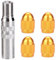 EIHI rallonge valve pneu extension valve pneu extention de valve de pneu avec adaptateur d'extension de valve Comprend 4 bouchons de valve