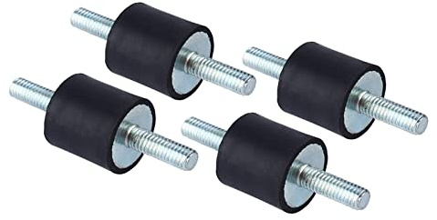 Vibrationsdämpfer, Gummipuffer, Luftkompressorpumpe, M6, 20 X 20, Stoßdämpfer, Gummilager für Anti-Vibrations-Montage, Gummi-Vibrationsisolator, Gewindedämpfer-Stoßdämpfer