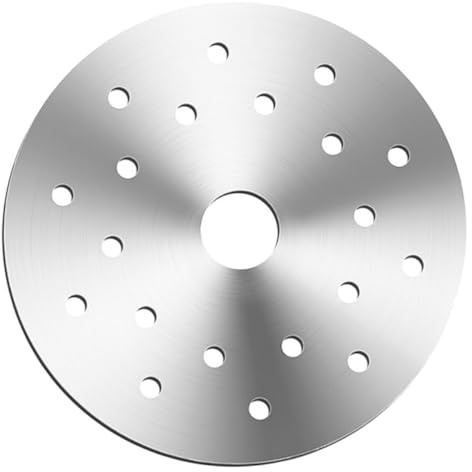 LAPYAPPE Induction Plate Heat Diffuser Stainless Steel 16.5cm Heat Conduction Sheet Adapter Plate for Cookware Gas and Electric Stove Kitchen Gadget