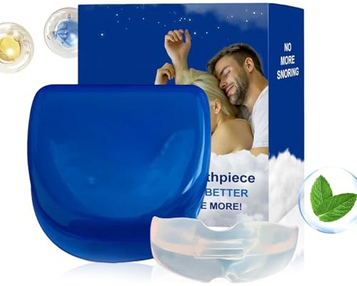 Paradenti Anti Russamento - Bite Per Serramento E Digrignamento Dei Denti | Bocchino Comodo Notturno Antirussamento | Per Chi Russa Uomini Donne Anziani Uso Quotidiano Notte Casa Viaggio