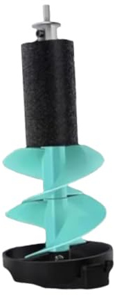 ZYGPH Trivella per Ghiaccio, Accessori per la Pesca sul Ghiaccio, Robusta trivella per Ghiaccio, per la Pesca sui Laghi, attività all'aperto, Sport Invernali, 50 cm, Blu