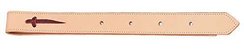 Weaver Leather Rough Out geöltes Brustkragen, Unisex-Erwachsene, Doubled and Stitched Off Billet with Nylon Insert, 1-3/4 x 39, Honey, Honig, 1-3/4 x 39
