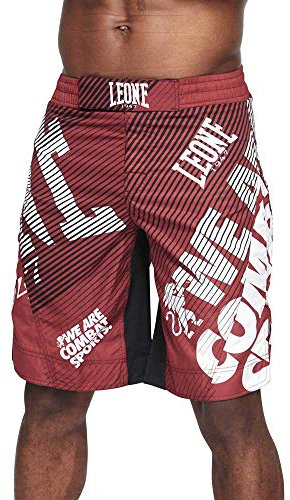 Leone 1947 - Wacs, WACS MMA Shorts für Herren XL rot