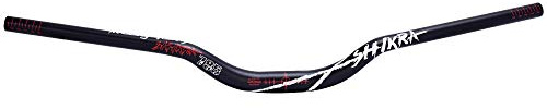 31,8 mm Aluminium-Legierung XC/AM/Mountainbike Riser Lenker, breite MTB-Lenkstange, extra lange Hubhöhe 55 mm 780 mm (weiß)