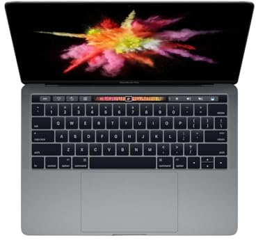 Apple MacBook Pro 13.3 con Touch Bar (i5-7267u 3.1ghz 16gb 512gb SSD) QWERTY U.S Teclado MPXV2LL/A Mitad 2017 Gris Espacial (Reacondicionado)