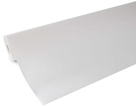 Fresco Renovliestapete Weiss 13,5mx1m (130g/m2) | Tapeten Wohnzimmer, Wandverkleidung 1350 x 100