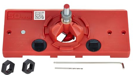 SOTECH Dima di foratura per cerniere a scodellino con punta Forstner Ø 35 mm per cerniere a scodellino SO-T45 con interasse fori di 45 mm