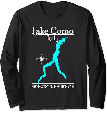 Comer See, Italien Langarmshirt
