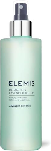 Elemis Balancing Lavender Toner 200 ml, Purifying Facial Toner, Alcohol-Free, Purifies, Soothes and Balances, pH Balancing Toner, Moisturizer Absorption, Skincare Essentials