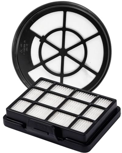 BRIOTA 2 Pcs Compatible with Bush VCS35B15K0D-70, VCS35B15KC, Round and Square Vacuum Cleaner Filter - Reusable and Washable Accessories