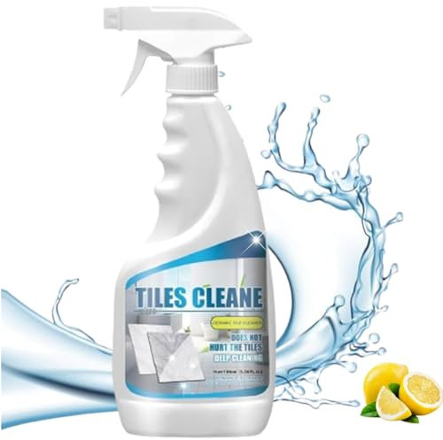 Jue Fish Detergente per Piastrelle, Spruzzatore Detergente per Fughe per Piastrelle, Potente Detergente per Piastrelle, Spruzzatore per la Pulizia di Piastrelle e Giunti (1 pezzi)