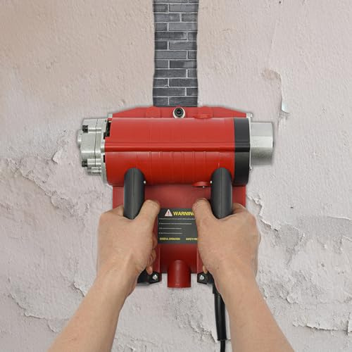 Raboteuse murale électrique 4580 W 3500 tr/min Pelle à béton Machine murale électrique pour murs, plafonds et sols, largeur de rabotage 15 cm