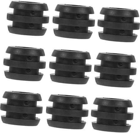 Kisangel 16 Pcs Foosball Table Rubber Bumpers for Rod Bearings Easy Installation Stable Connection Table Football Game Accessories