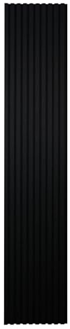 Home Deluxe Akustikpaneel SONIC Deep Black - 240 x 40 cm I Akustikpaneel Akustikpaneele Akustik Paneele Wandverkleidung Wandpaneel Wandpaneele Akustikpanel Akustikpanele Lamellenverkleidung