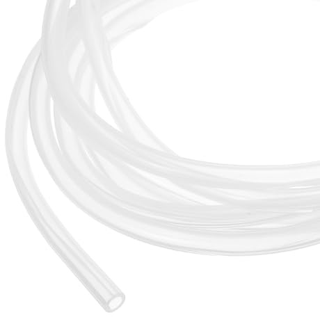 sourcing map 3 m Split Silicone Cable Sleeve Tubing, ID 6mm Clear Split Silicone Tube Cord Organizer Wire Shielding Sheathing Wrap for USB Charge Power Cord Audio Video Cable