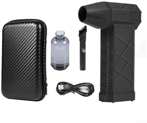 Jotekonoby Pour Hydrayne Air Blaster 2.0 : Mini plumeau électrique rechargeable avec 3 réglages (Noir)