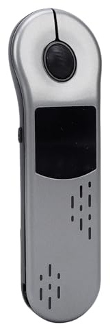 Plyisty Telecomando per Presentatore Wireless, Clicker per Presentazioni 2.4G Ricaricabile con Touchpad e Ricevitore USB, per PC Portatile IOS OS X (GREY)