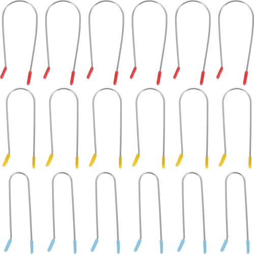 iplusmile Pinces Métalliques pour Coiffure Élégante à Domicile Maintien Sécurisé 24pcs en Fil de Fer Clips Forme de U en Acier Inoxydable 304 pour Permanente Cheveux