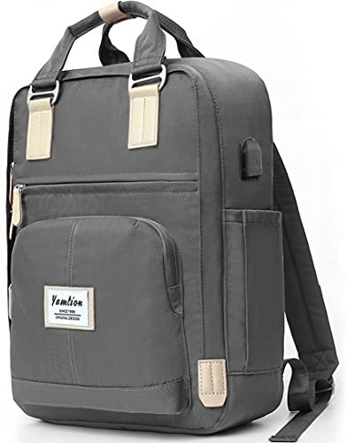 YAMTION 17 Zoll Unisex Rucksack Damen Daypack Herren,Rucksack für die Schule Teenager Laptop Rucksack Tagesrucksack Schultasche Studenten mit Laptopfach,für Studium Freizeit Arbeit