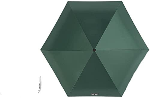 DUXEDO Ombrello da Viaggio, Ombrellone da Spiaggia, Mini Ultraleggero a Cinque Stecche Pieghevoli for ombrelli Pieghevoli Ombrello Tascabile for Protezione Solare (Color : 14)