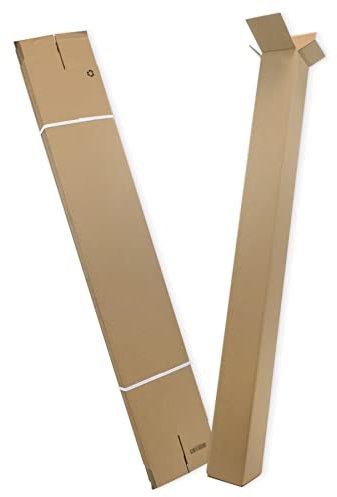 30x itenga Versandhülse 700x105x105mm quadratisch Faltkarton Verpackung Tube60 neu
