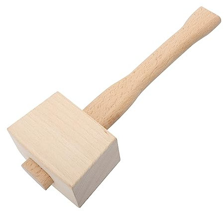 Mobestech Carpentry Hammer Beech Woodworking Mallet Gong Mallet Smooth Handle Portable Tool