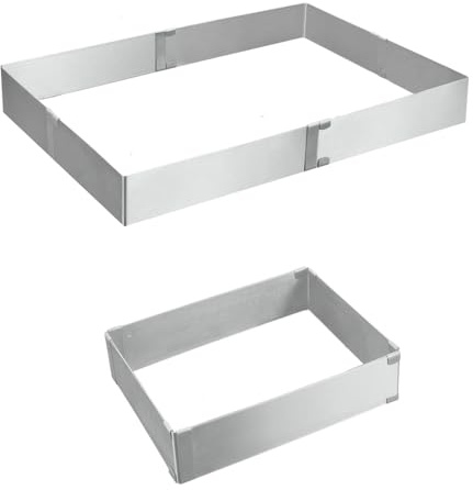 Metaltex 257717000 Cadre à gâteau en acier inoxydable