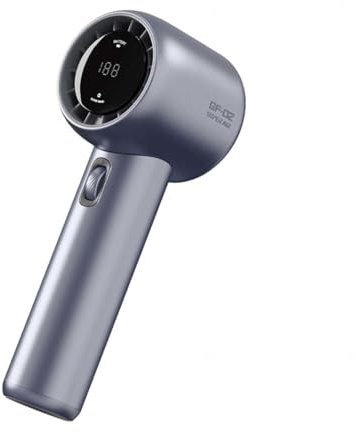 HAZARA Personal Fans Portable Rechargeable 100 Gears, Continuously Variable Speed, Usb Fans 9 Seconds High Wind Speed, Mini Fans Travel Essentials For Women,Grey