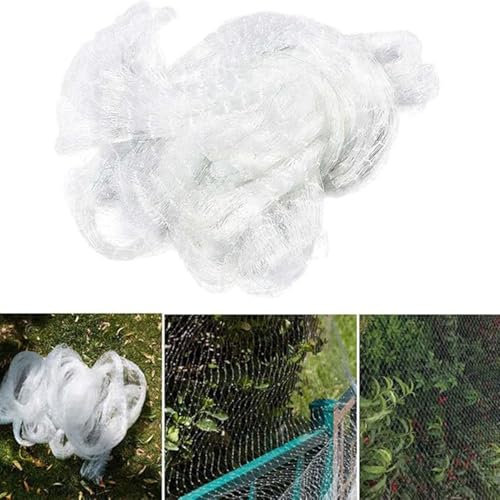 Filet Anti Oiseaux Filet Anti-oiseaux pour Arbre Fruitier, Couvertures de Plantes de Jardin/filet de Treillis de Volaille, Clôture Végétale Professionnelle, Maille pour La Protection du Jardin(15x25m/
