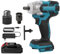 Lifellery Akku-Schlagbohrschrauber 18 V/520 N.m (1 x Akkus 2,0 Ah, System 18 V, mit Ladegerät, 4200 U/min) / für Makita 18 V Akku