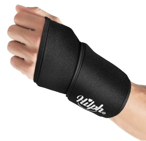 Hilph Kühlmanschette Handgelenk mit Klettverschluss für Karpaltunnelschmerzen Arthritis und SehnenscheidenEntzündung, Einstellbar Eisbeutel Kühlbandage Kühlpads für Handgelenk Verletzungen
