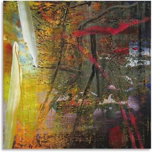 Gnvkd Ecbxz Gerhard Richter Poster Abstrakte Leinwand Wandkunst Gerhard Richter Malerei Gerhard Richter Drucke Für Zuhause Wandkunst Dekor Bild 40x40cm Kein Rahmen