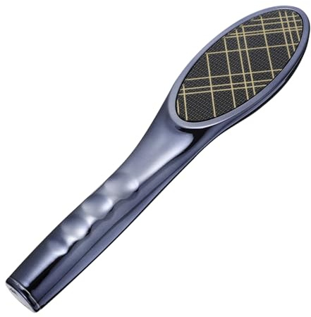 Lima de Pie de Nanovidrio para Callos, Ergonómica, Plata | Abs, Fácil de Lavar Agarrar, Uso en Casa para Adultos, Formato Seguro y Cómodo