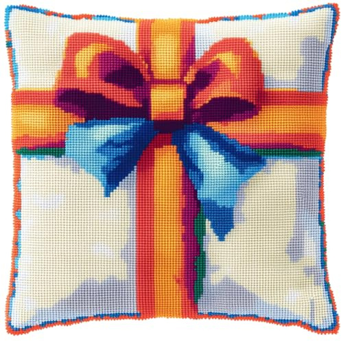 Juego de cojines de nudos para regalo, juego de bordado para alfombra, juego de cojines de nudos, juego de nudos y tejidos, paquete de anudados, kit de anudar para niños, adultos, 43 x 43 cm