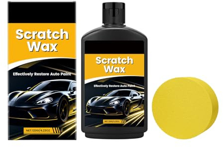 Éliminateur De Rayures Pour Voitures | Pâte Crème 120 g Restauration Brillant - Soin Détail Polissage et Nettoyage | Nettoyant Restauration Extérieure Pour Finition Détaillée Véhicule