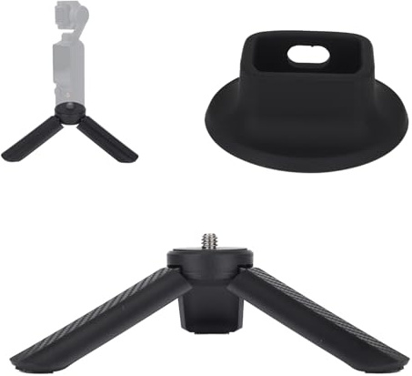 Ministativ för DJI OSMO Pocket 3, Bärbart Svart Stativ Kompatibelt med DJI OSMO Pocket 3 Smartphones Etc Bärbart Resetillbehör