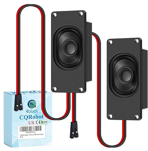 CQRobot-Lautsprecher 8 Ohm 3 Watt für Arduino, 2,54 mm Dupont-Schnittstelle. Es ist ideal für eine Vielzahl Kleiner elektronischer Projekte.