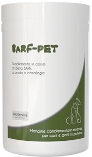 BARF-Pet | 1 kg | Integratore per gatti in polvere | Integra e Corregge gli Squilibri dell'Alimentazione BARF, a Crudo e Casalinga