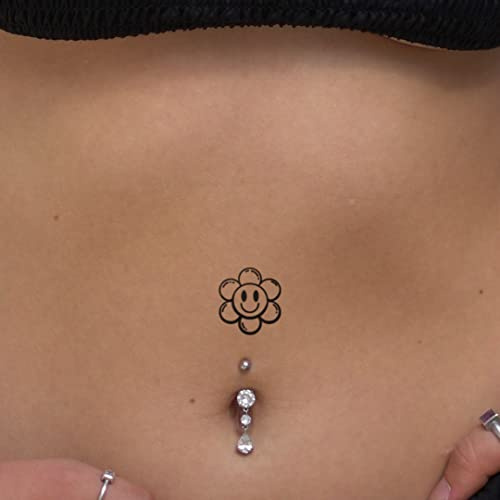 MyJagua Tattoo • Flower Power | 1-2 Wochen Tattoo | Auf Pflanzenbasis | Hautverträglich | Wasserfest | Neue Tattoo Technologie | Kein Klebe Tattoo