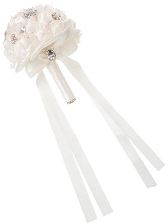 HOOTNEE 1Stk Hochzeit Kristallstrauß Strass Hochzeitskleid für die Braut Brautsträuße für die Hochzeit Braut Strauß Braut brautkleid Braut Rose Brautstrauß Blumenstrauß liefert