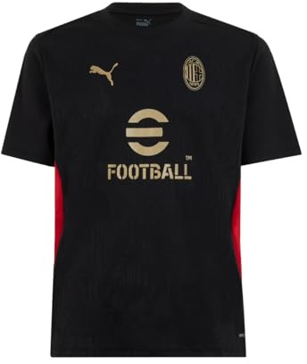 AC Milan Camiseta de Entrenamiento de competición, Temporada 2024/25, tecnología dryCell, Ajuste Regular Unisex – Adulto