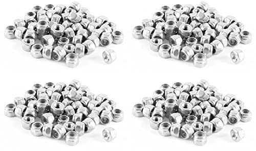 Kznifmk 200 Piezas 304Hc Hardware de Acero Inoxidable Contratuerca Hexagonal M2 A2-70