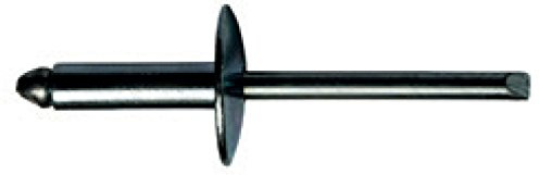 Set di 500 rivetti ciechi, rivetti di guarnizione, alluminio e acciaio, testa grande (11 cm), 5 x 18 mm