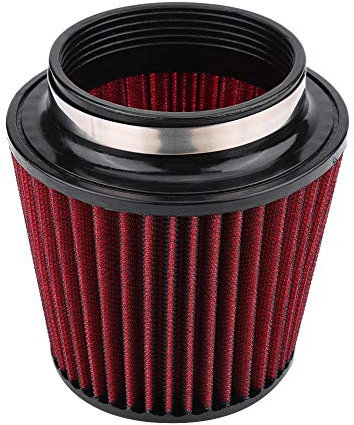 KIMISS Filtre à air de Voiture Filtres D'admission D'air Universels Purificateurs d'air(100mm)