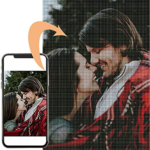 LXX 5d Diamant Painting Eigenes Foto, Custom Benutzerdefinierte Diamond Painting Bilder, Design Personalisiert Custom Eigenes Foto, Mosaikherstellung, 19.7x19.7in(50x50cm)