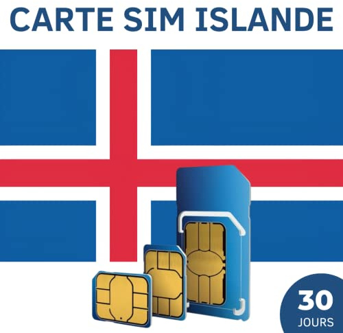 NomadBento Prepaid-SIM-Karte für Island - 30 Tage gültig, 1 GB Internetdaten, Vodafone Iceland, LTE