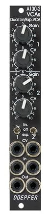 Doepfer A-130-2 Dual linear/exponential VCA Vintage Edition - VCA Modular Synthesizer