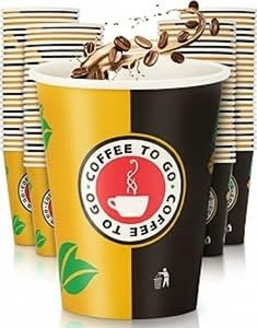 Inoverse 480 ml pappersmuggar, billiga temuggar, kaffesump, engångskartongmuggar 4,5 dl (16 oz), kaffemuggar