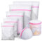 7 set bolsas para la colada, redes para la colada,sujetador, lavadora, bolsa para la colada para prendas delicadas, sujetador, blusa, ropa interior, zapatos, ropa de bebé, etc(Rosa, 1XL, 2L, 2M, 2BH)