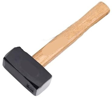 ABBNIA Marteau Marteau de Lapidation Lourd, Gros Marteau en Fer, Marteau à tête carrée, écraser et démolir Les Outils à Main de qualité Industrielle